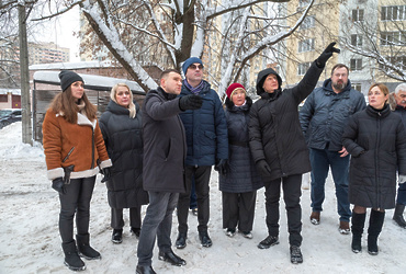 ВРИП главы Реутова Алексей Ковязин проверил состояние городских территорий после снегопада