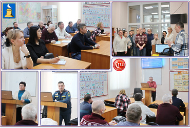 На курсах гражданской обороны проведены занятия с очередной учебной группой.