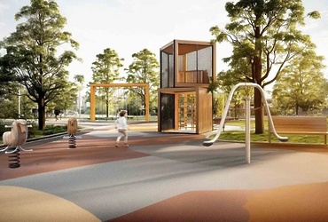 В июле в Реутове завершат благоустройство сквера на улице Октября