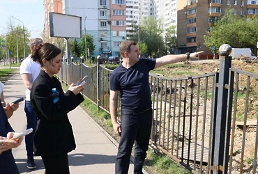 Глава Реутова проверил готовность города к Дню Победы