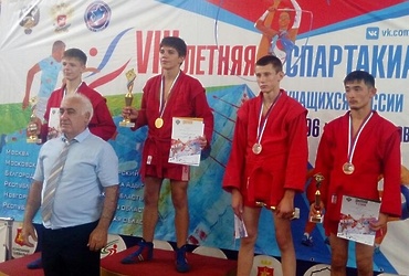 Дедов Вадим занял 2 место в VIII Летней спартакиаде учащихся России по самбо в весовой категории до 60 кг г. Армавир