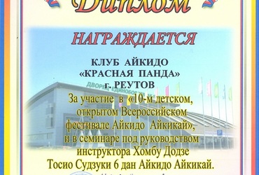 Итоги Х детского открытого Всероссийского Фестиваля Айкидо Айкикай