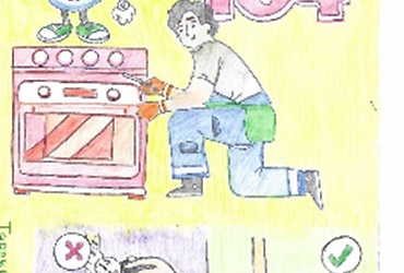 Итоги конкурса  детского рисунка " Безопасный газ»