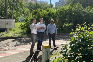 Проверка хода работ по утеплению фасада многоквартирного жилого дома по адресу: ул. Котовского, д.7 в рамках капитального ремонта