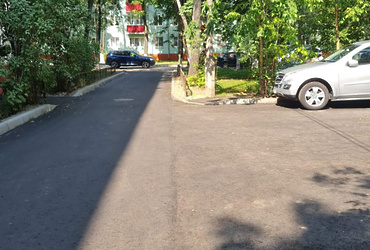 В рамках программы ремонта асфальтового покрытия дворовых территорий в городском округе Реутов, завершены работы по адресу: ул. Гагарина, д. 10