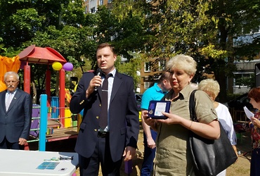 Очередной «День соседей» прошел в субботу, 18.08.2018г., в реутовском дворе по Юбилейному проспекту, д. 3, 9, 11, 13, ул. Октября, д. 6, 8.