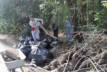 Благодаря акции «Сделаем город чище» в Красногорске убрали 35 кубометров мусора