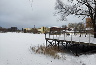 В Реутове провели осмотр ледового покрова в парке «Фабричный пруд»