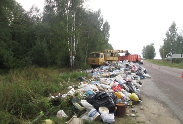 В Зарайском районе ликвидирована, образованная дачниками свалка