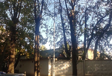 В Реутове появилась новая опора освещения в рамках реализации программы «Светлый город»