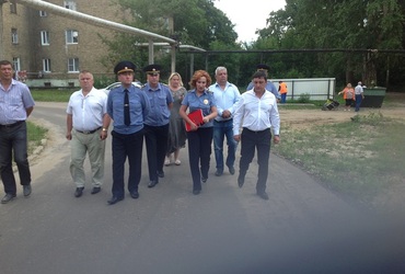 Витушева осмотрела дворы Рошаля