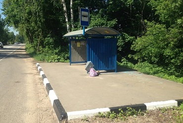 Рейд по остановочным павильонам в Щелковском районе