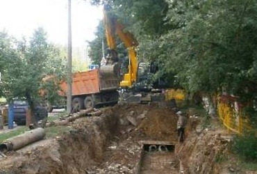 Реутовская теплосеть. Ремонт теплотрассы ул. Котовского, д.4