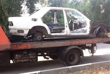 Эвакуация автомобиля 13 июля 2012 года