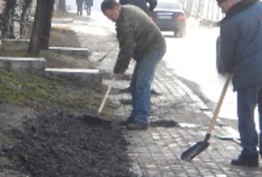 Весення уборка. Реутовский водоканал