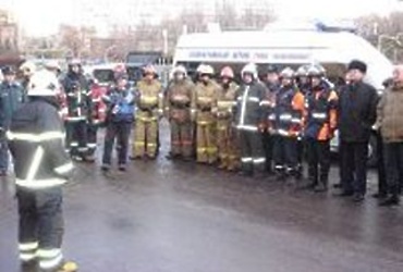 Аварийные службы города — участие в учениях