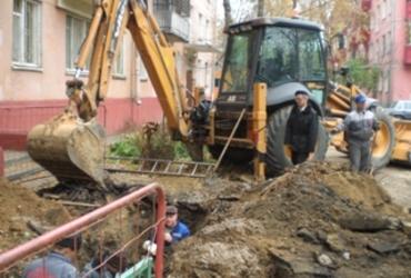 Авария на водопроводных сетях