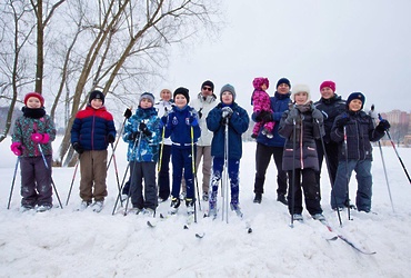 Мастер‑класс по катанию на лыжах