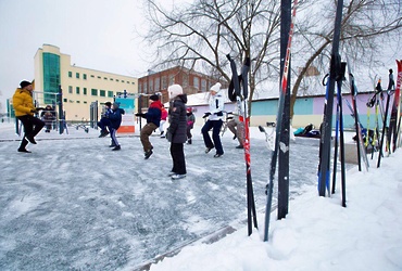 Мастер‑класс по катанию на лыжах