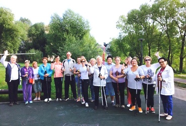 Каждую субботу октября — Занятия по скандинавской ходьбе