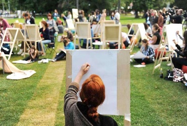 Открытый пленэр от Детской художественной школы