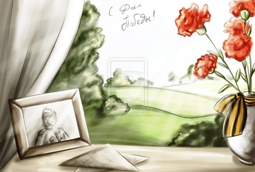 С 2 по 12 мая — Выставка рисунков «День Победы»