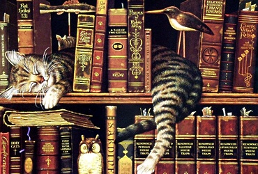 Книжная выставка и викторина по сказкам А.С.Пушкина «Встречи с Котом ученым»