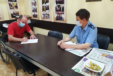 Прокурор провёл личный прием