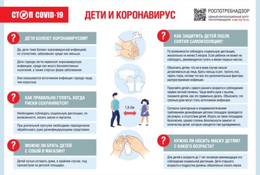О рекомендациях как защитить детей от коронавируса