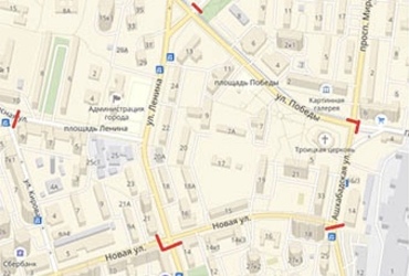 План ограничения движения автотранспорта в Реутове 9 мая