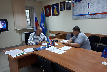 Депутат‑единоросс Антон Ермаков провел прием граждан в Реутове