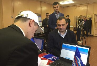 Игорь Брынцалов проголосовал на предварительном голосовании «Единая Россия»