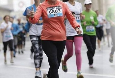 Знаменитая реутовчанка приняла участие в Московском марафоне