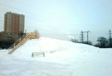 Новая ледяная горка