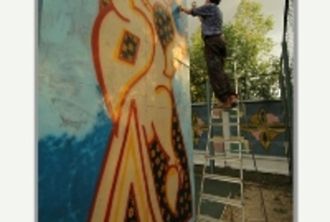 Мураль «Реутов – город поющих сердец»