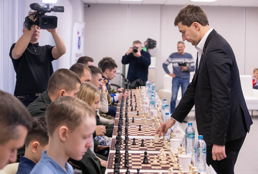 В Реутове открылся «Шахматный клуб Сергея Карякина»