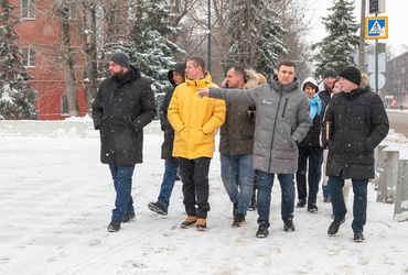 Первый замглавы Реутова проверил соблюдение стандартов уборки снега