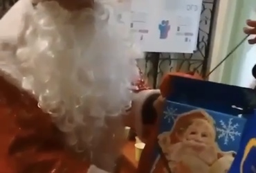 Дед Мороз из Реутова отвез подарки детям Донбасса