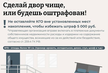 В Подмосковье ввели новый алгоритм выявления нарушителей чистоты и порядка во дворах
