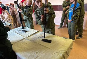 Команда юнармейцев из Реутова приняла участие в патриотической игре