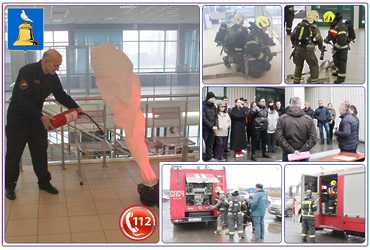 27.03.2025 в торговом центре «Алладин» проведена тренировка по действиям работников объекта и служб экстренного реагирования при возникновении пожара.