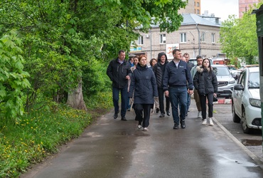 В Реутове проверили благоустройство территорий после реконструкции теплосетей