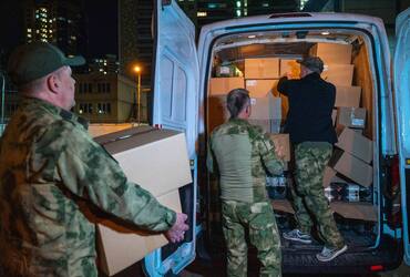 Реутов направил гуманитарную помощь бойцам в зоне СВО