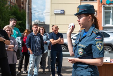 В торговом центре Реутова провели тренировку по пожарной безопасности