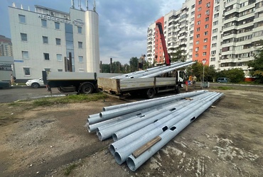 В Реутове на проспекте Мира появятся новые опоры освещения