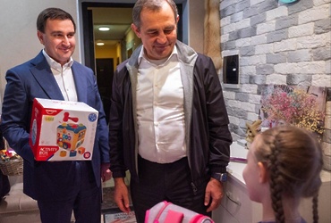 Глава Реутова навестил семью участника СВО в преддверии 1 сентября