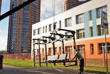 В Реутове провели работы по обустройству пяти остановок