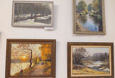 В Реутове открылась выставка живописи Николая Акимова «Наедине с природой»